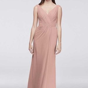 NEW Pleated Crinkle Chiffon Bridesmaid Dress